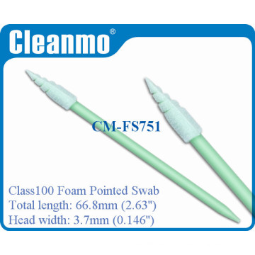 CM-FS751Swab Stick clean room tip spiral head gauze swab,lint free swab for watch/small component